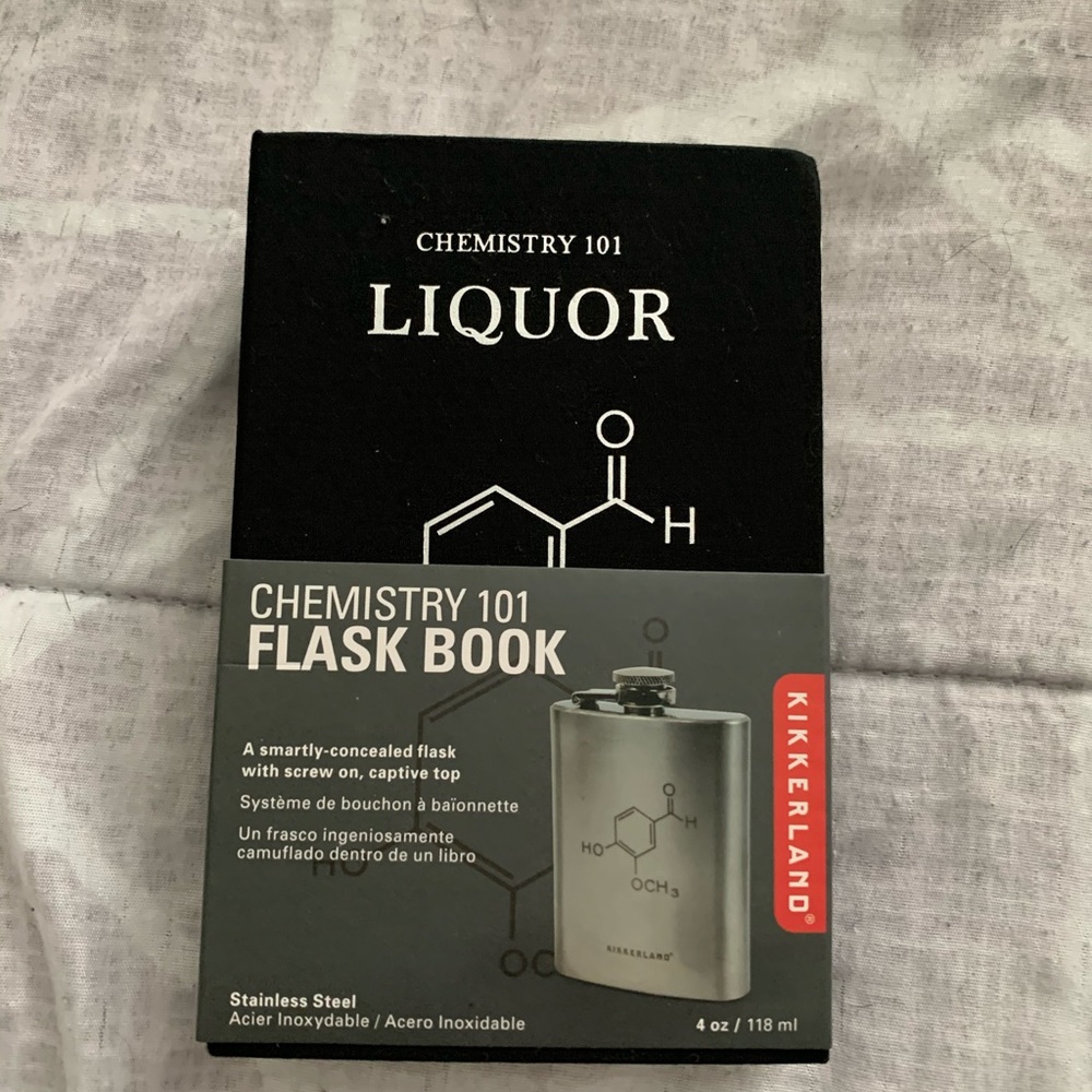 Chemistry alcohol flask and case